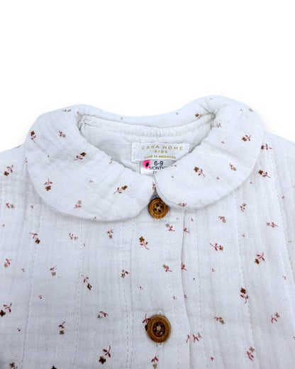 Casaco Branco 6-9 Meses
