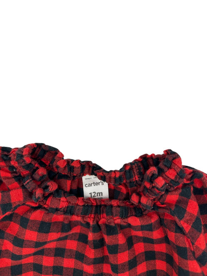 Blusa Xadrez 12 Meses