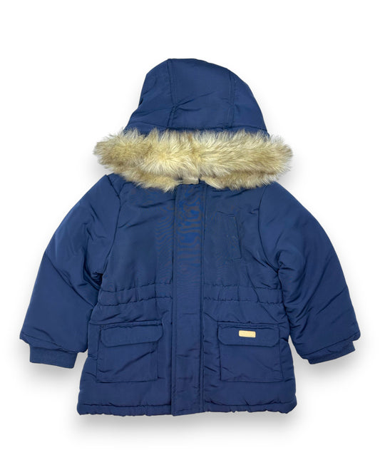 Blusão Almofadado Azul 18 Meses