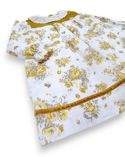 Vestido Floral Gola DOCE DE COCO - 9 Meses