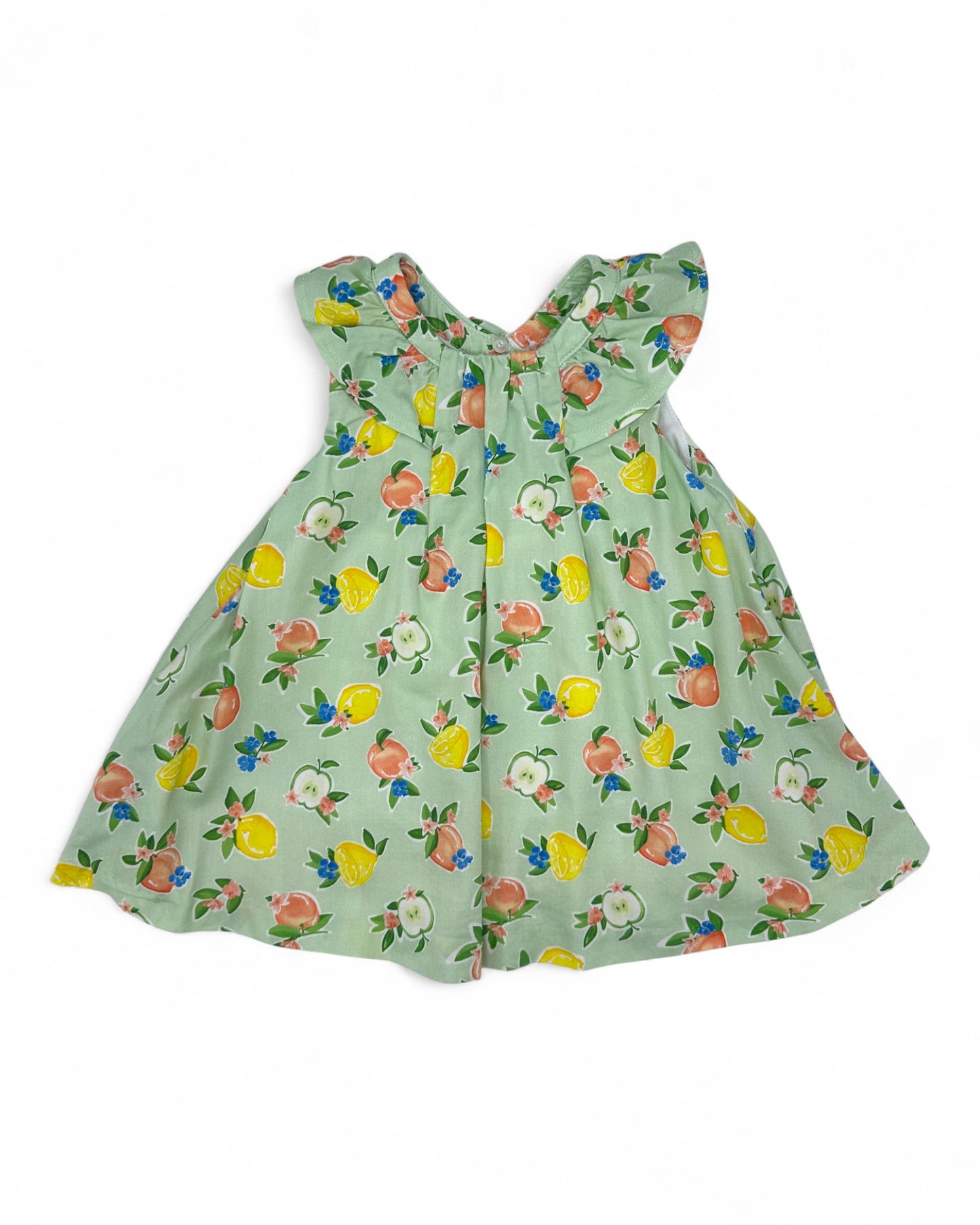 Vestido Verde Fruta 12 Meses