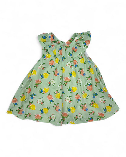 Vestido Verde Fruta 12 Meses