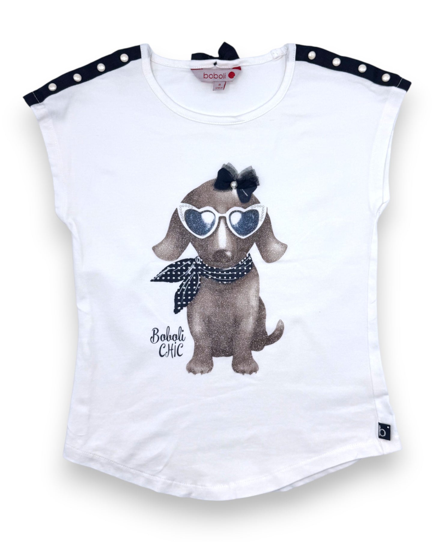 T-Shirt Branca Cão 8 Anos