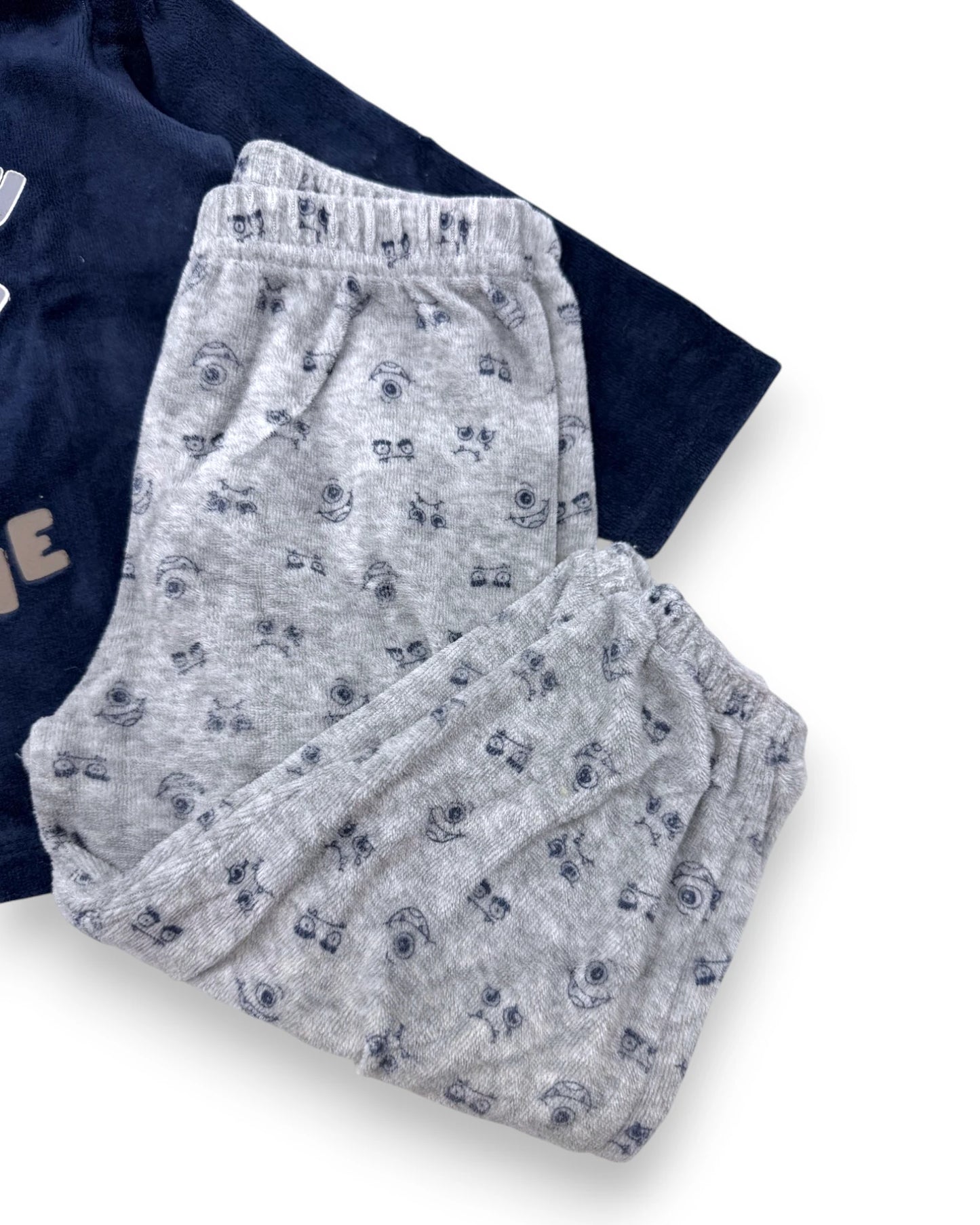 Pijama Polar Monstro Bolachas 12-18 Meses