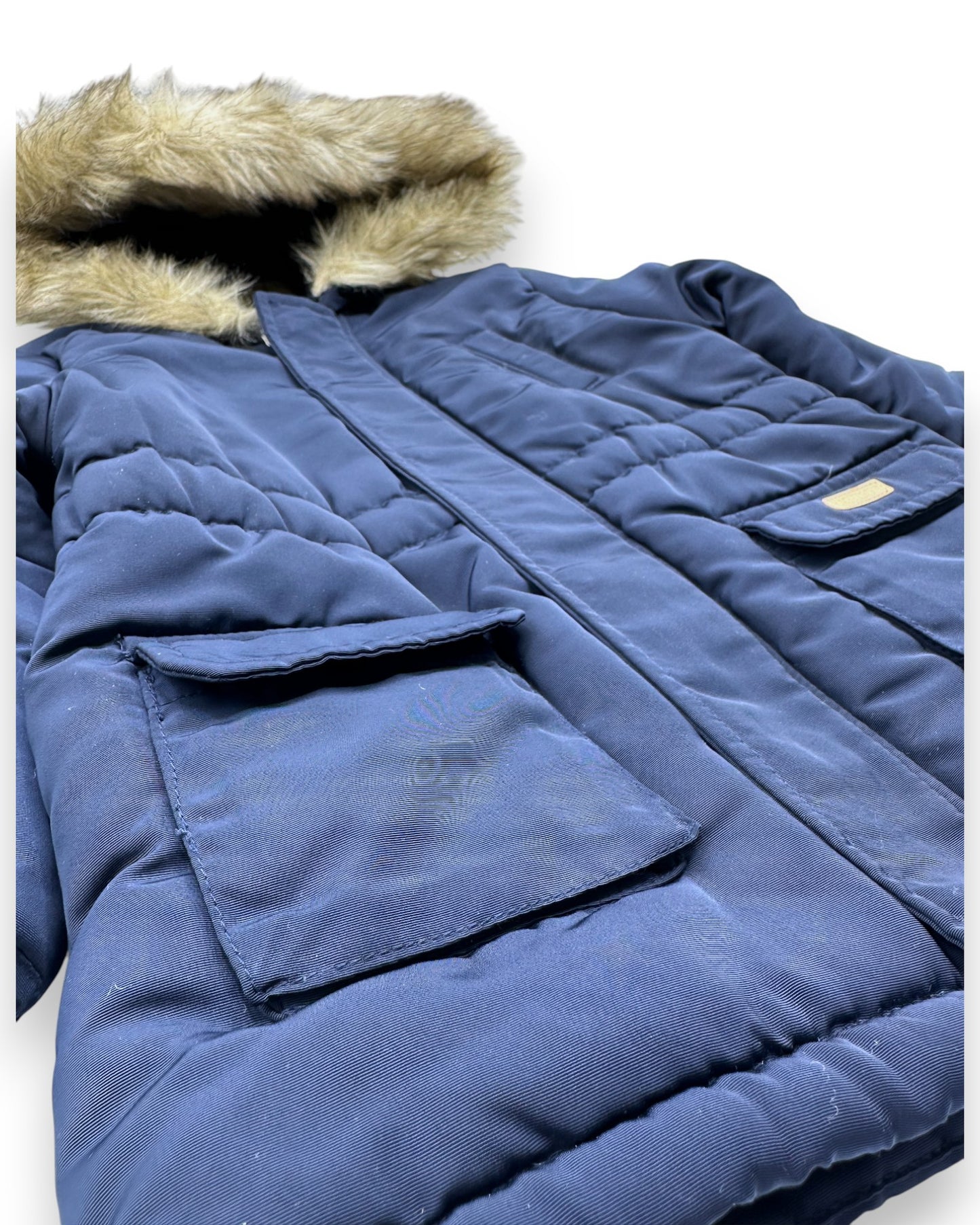 Blusão Almofadado Azul 18 Meses