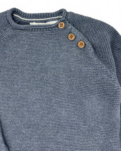 Blue Knit Shirt, Sizes 2-3 Years