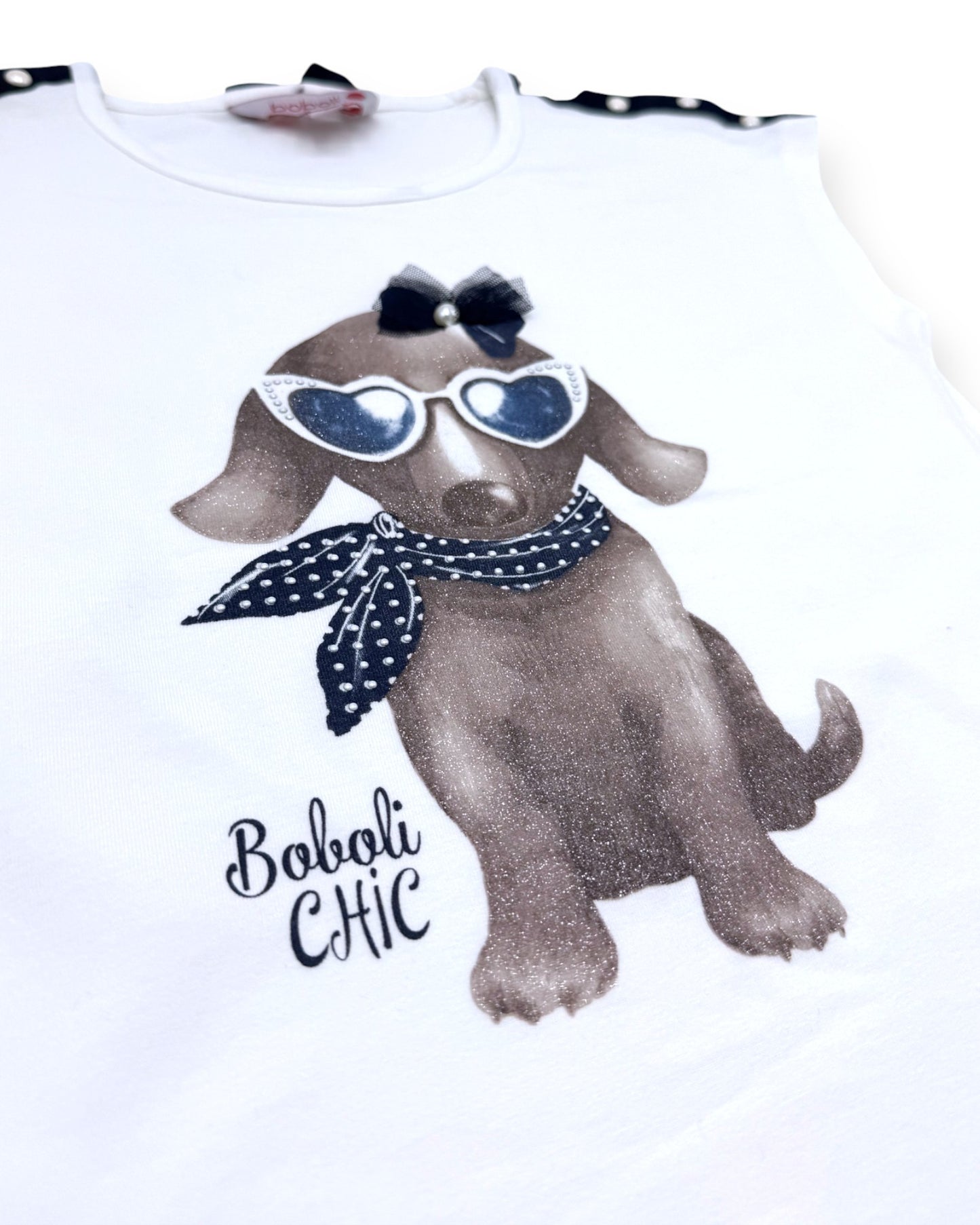 T-Shirt Branca Cão 8 Anos