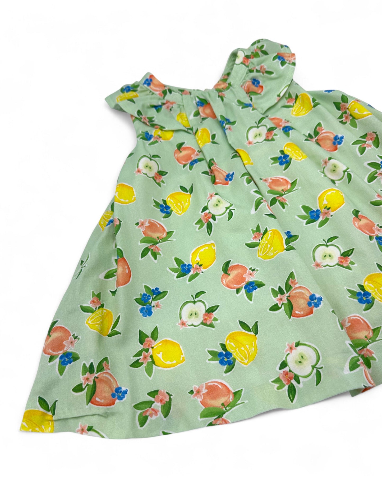 Vestido Verde Fruta 12 Meses