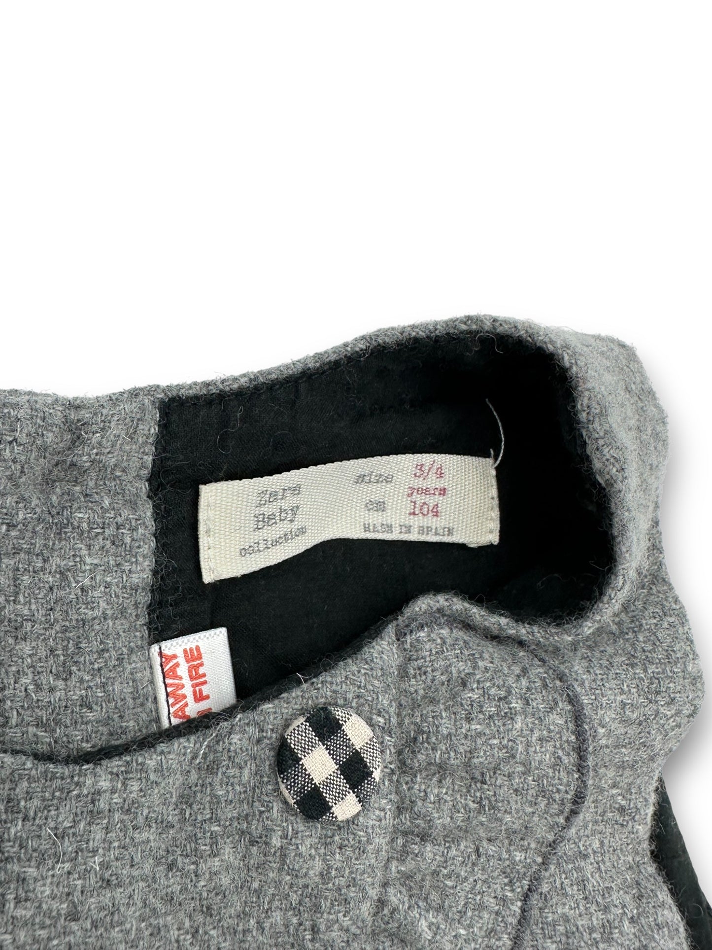 Macacão Cinza 3-4 Anos