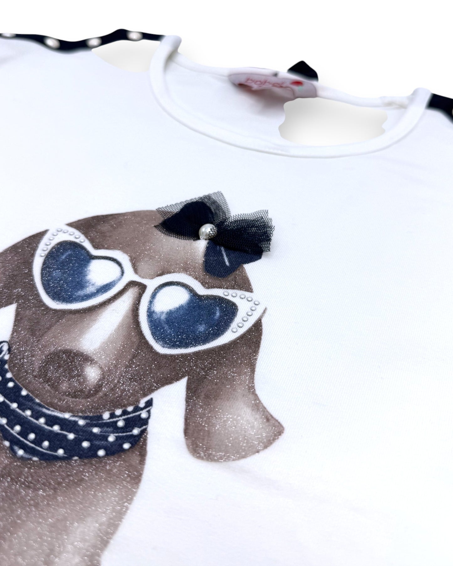 T-Shirt Branca Cão 8 Anos