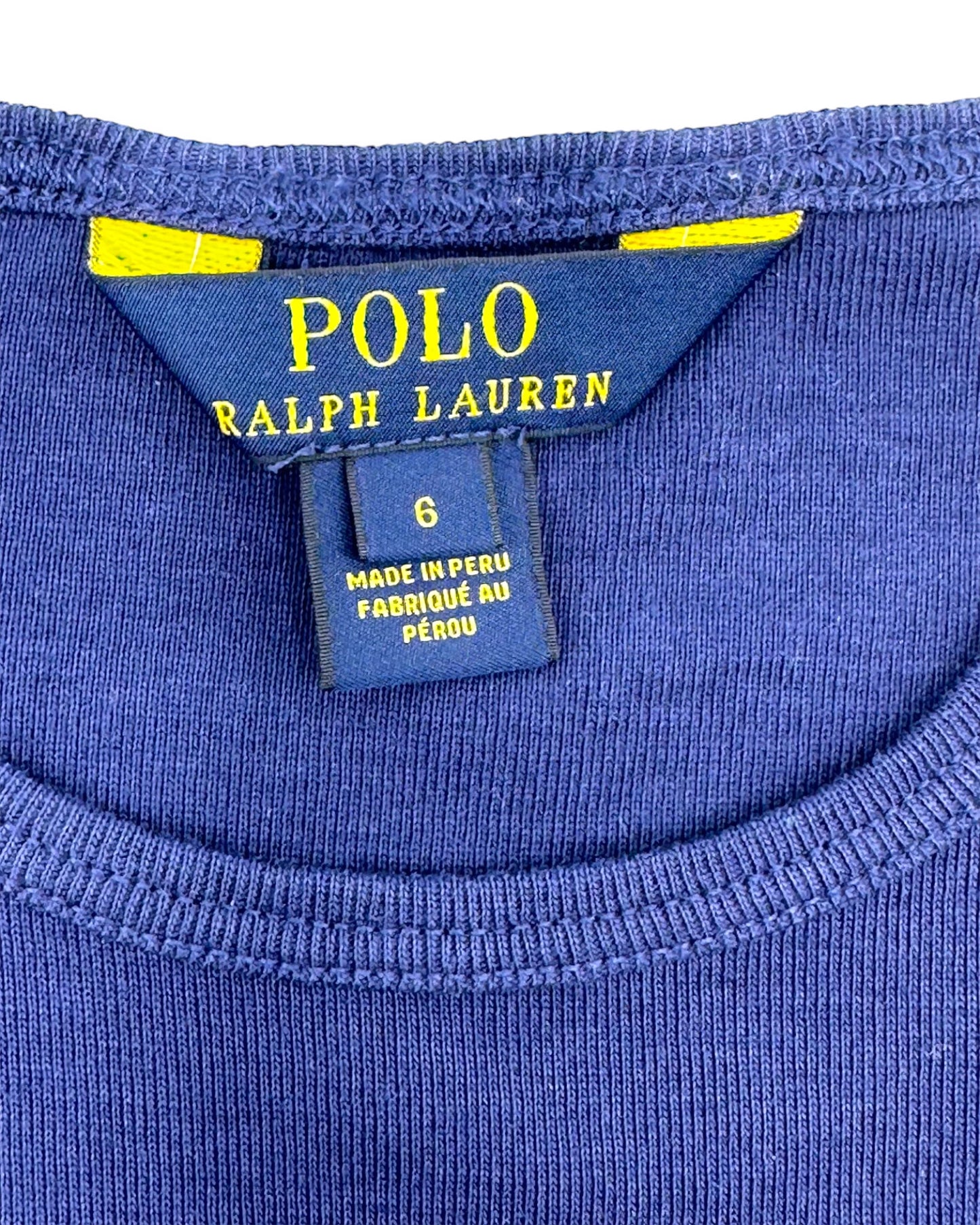 T-Shirt Azul RALPH LAUREN - 6 Anos