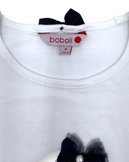 T-Shirt Branca Cão 8 Anos