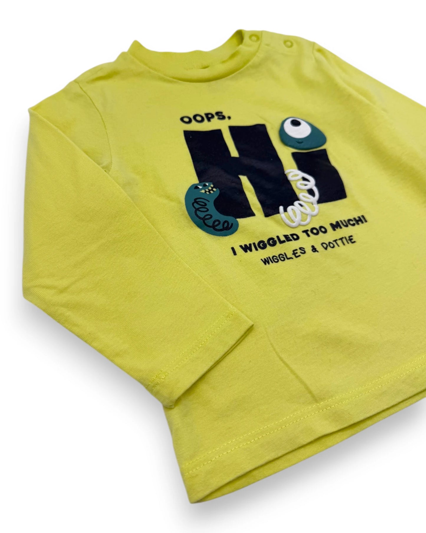 T-Shirt Amarela ZIPPY - 9-12 Meses