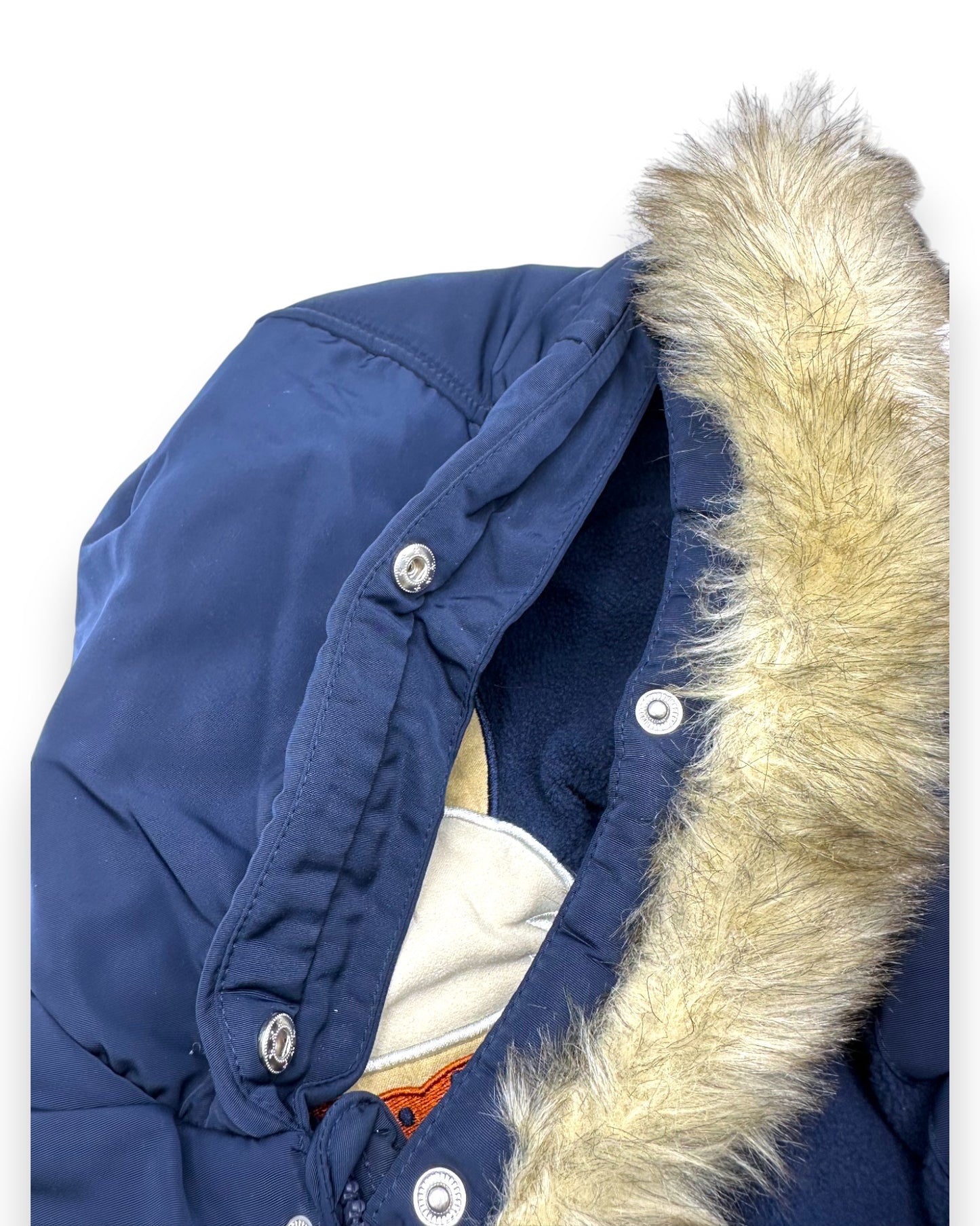 Blusão Almofadado Azul 18 Meses