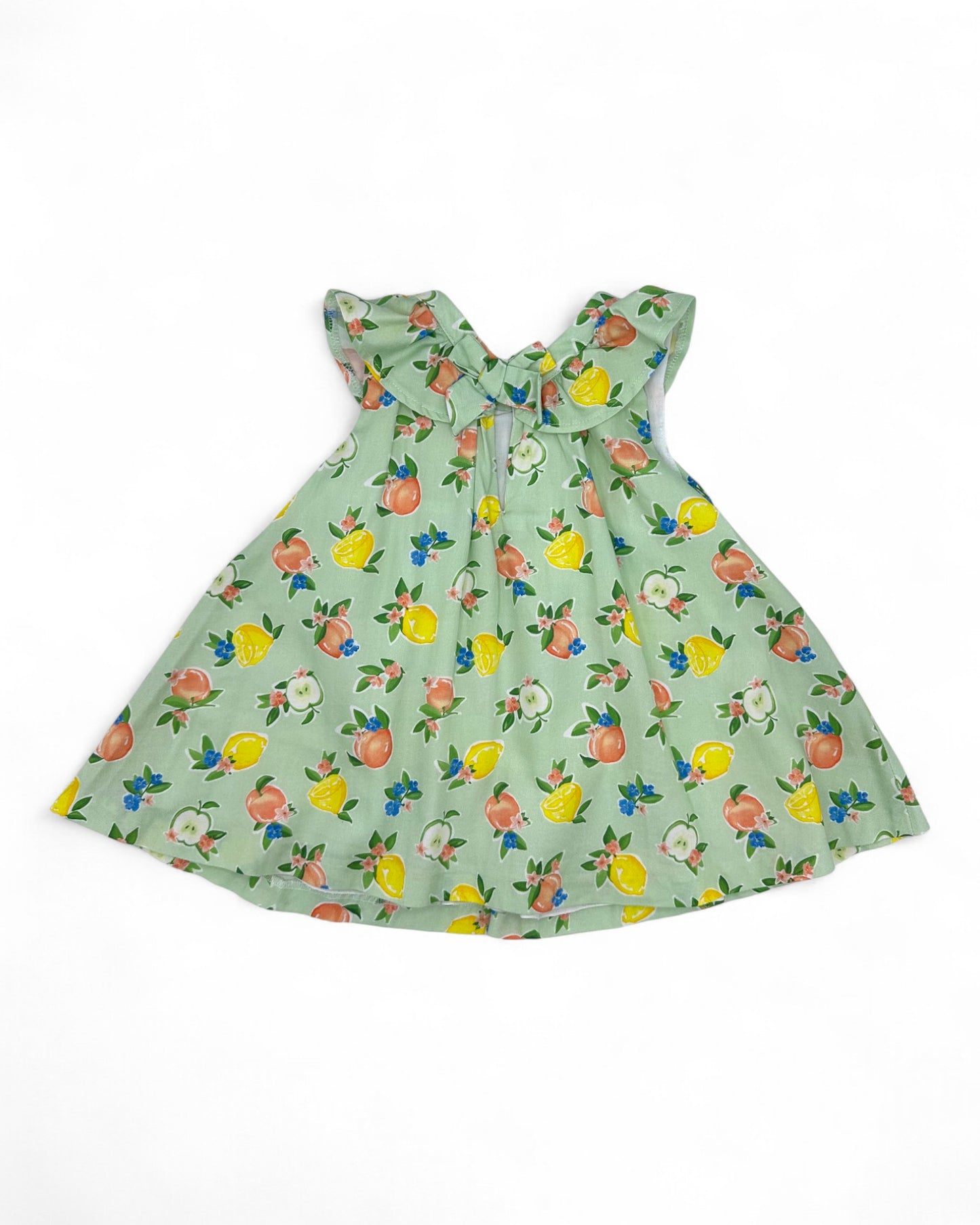 Vestido Verde Fruta 12 Meses