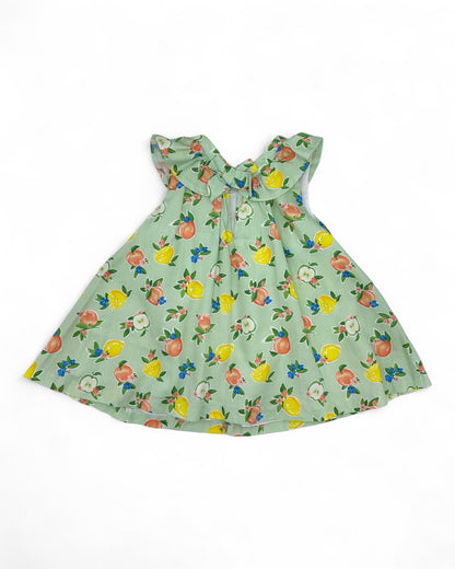 Vestido Verde Fruta 12 Meses