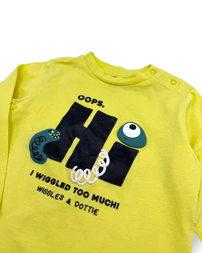T-Shirt Amarela ZIPPY - 9-12 Meses