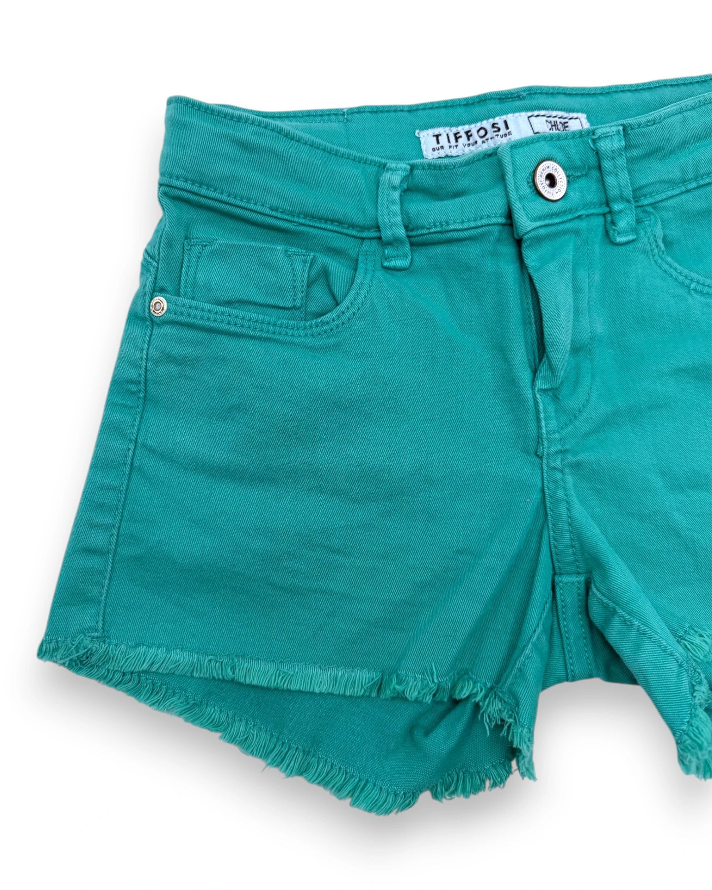 Shorts Vaqueros Verdes TIFFOSI - 7-8 Años