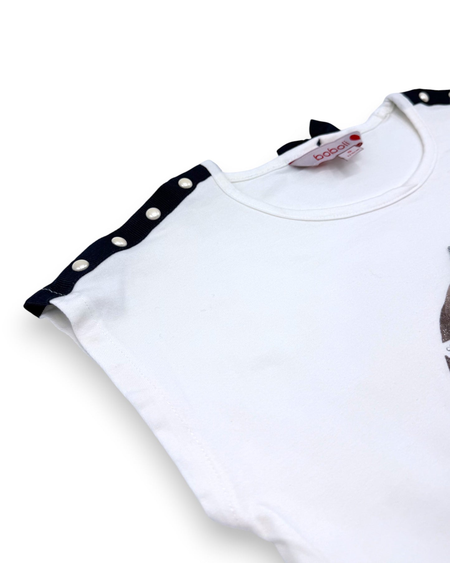 T-Shirt Branca Cão 8 Anos