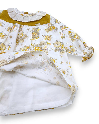 Vestido Floral Gola DOCE DE COCO - 9 Meses