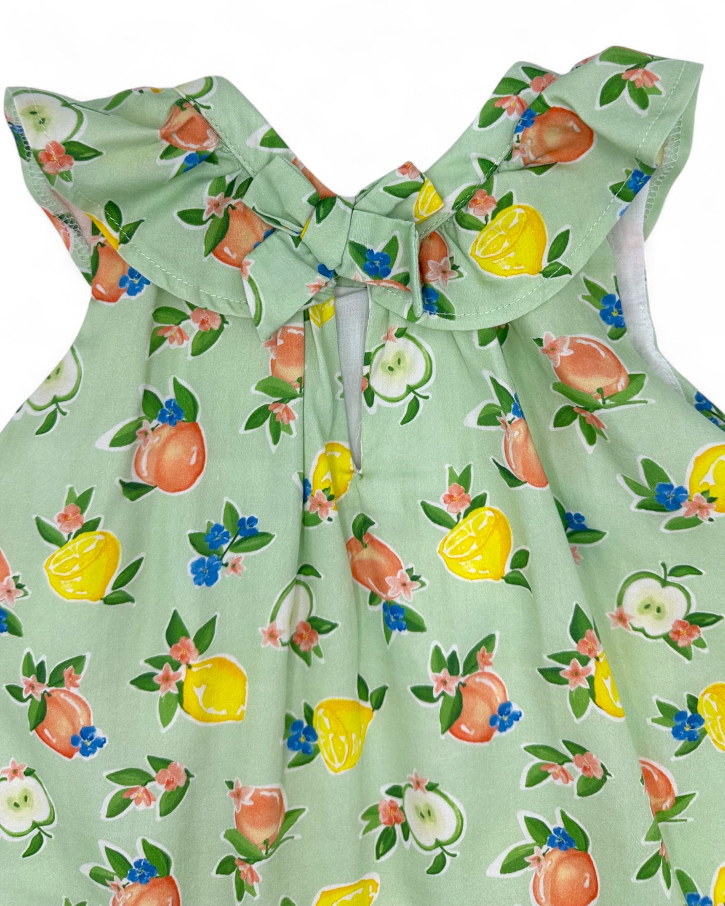 Vestido Verde Fruta 12 Meses