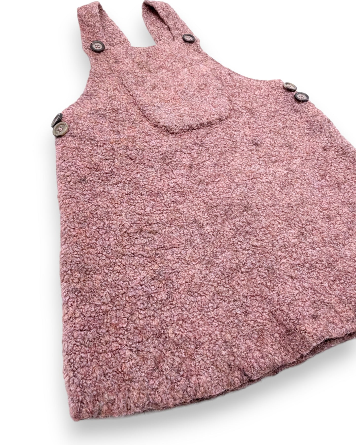 Vestido Jardineiras 3-4 Anos