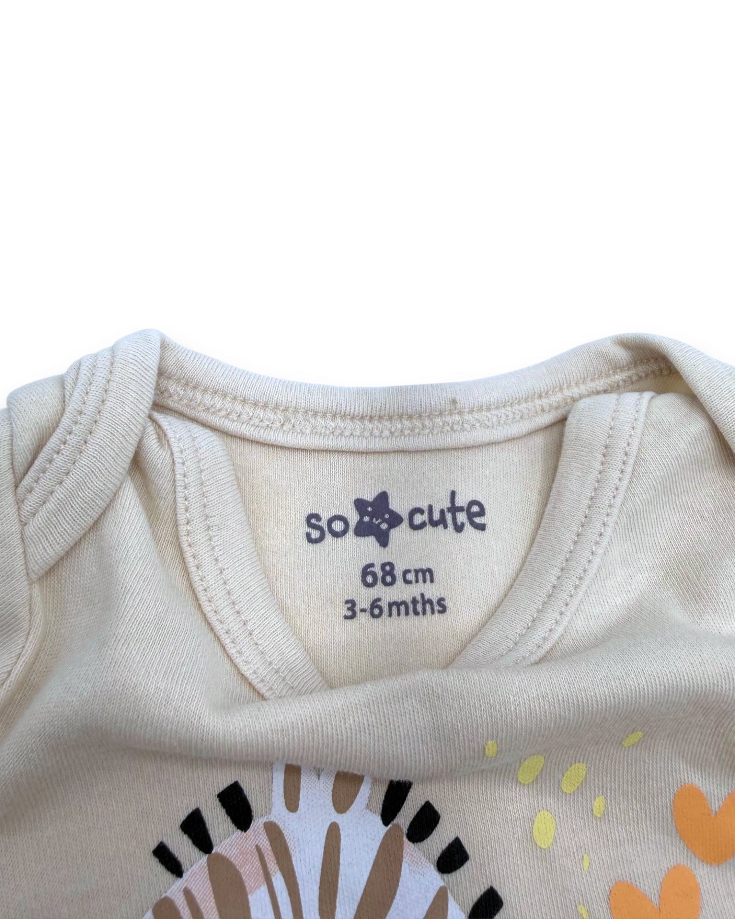 Body Beige SO CUTE - 3-6 Meses