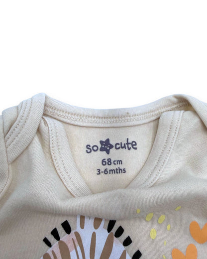 Body Beige SO CUTE - 3-6 Meses