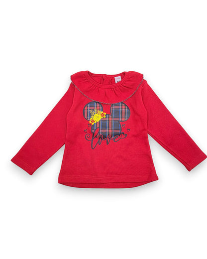 Camiseta roja cuello CREACIONES AC - 2 Años