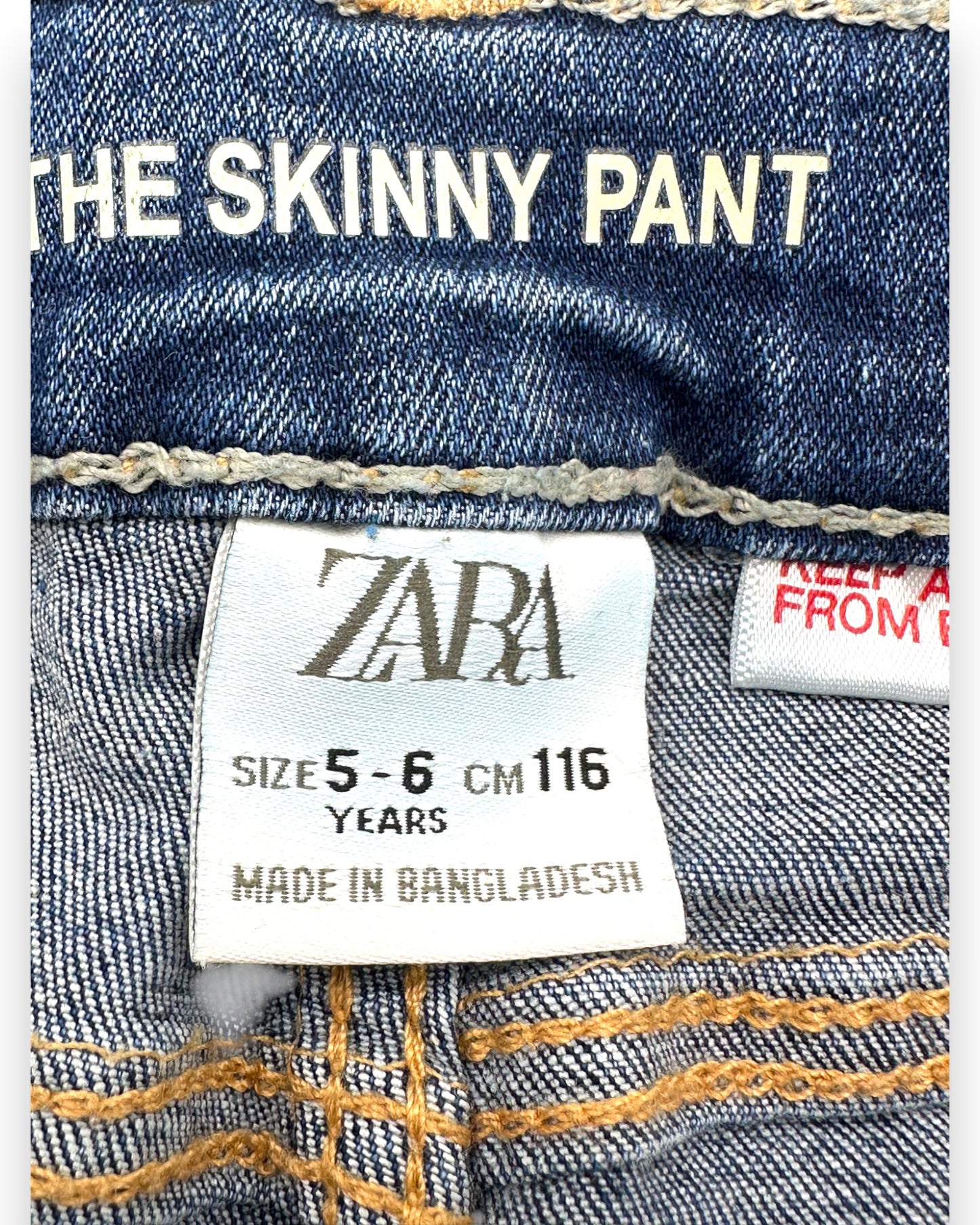 Calças Ganga Skinny 5-6 Anos