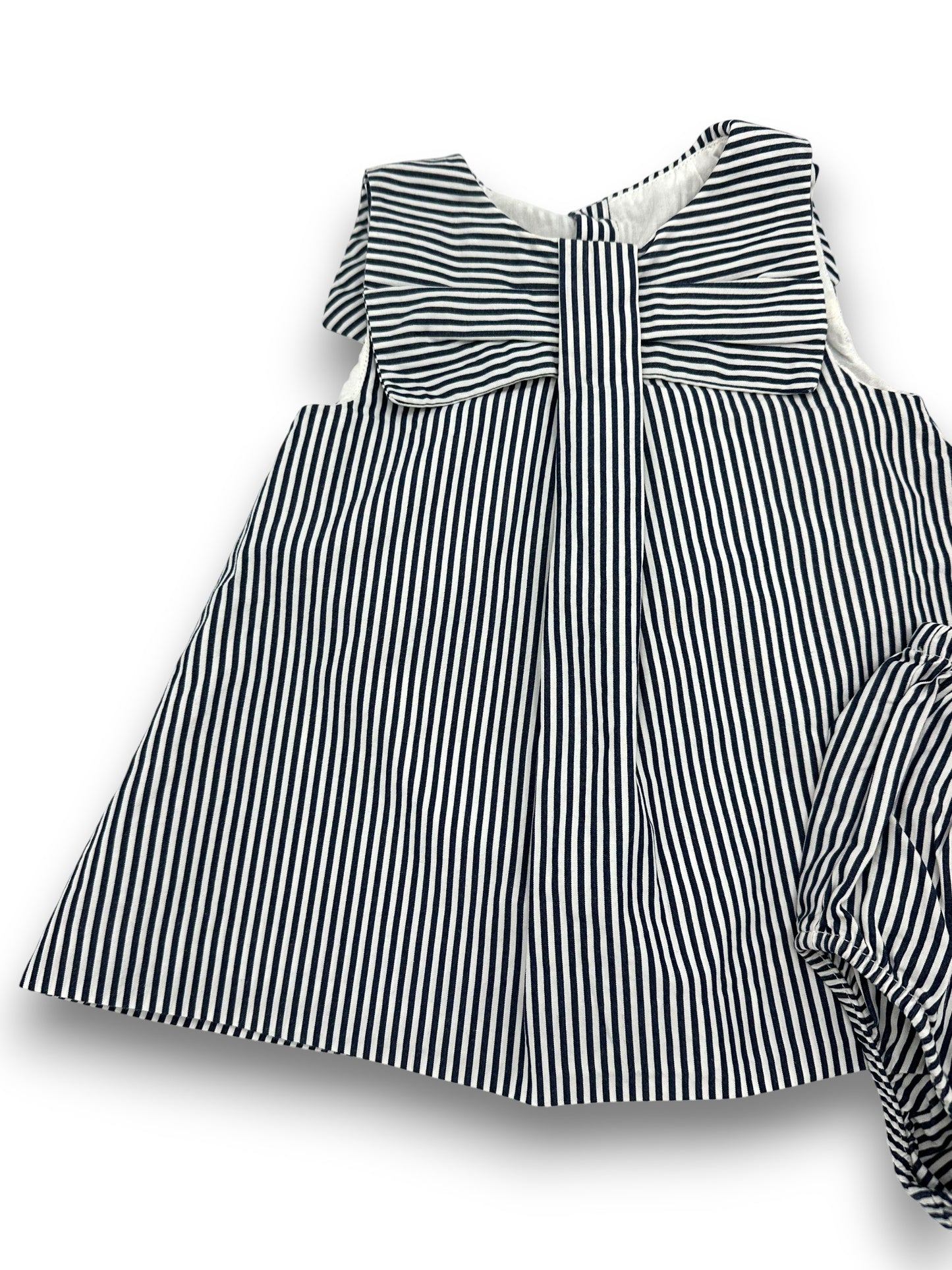 Conjunto Vestido Riscas 3 Meses