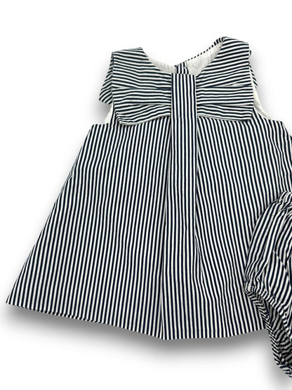 Conjunto Vestido Riscas 3 Meses