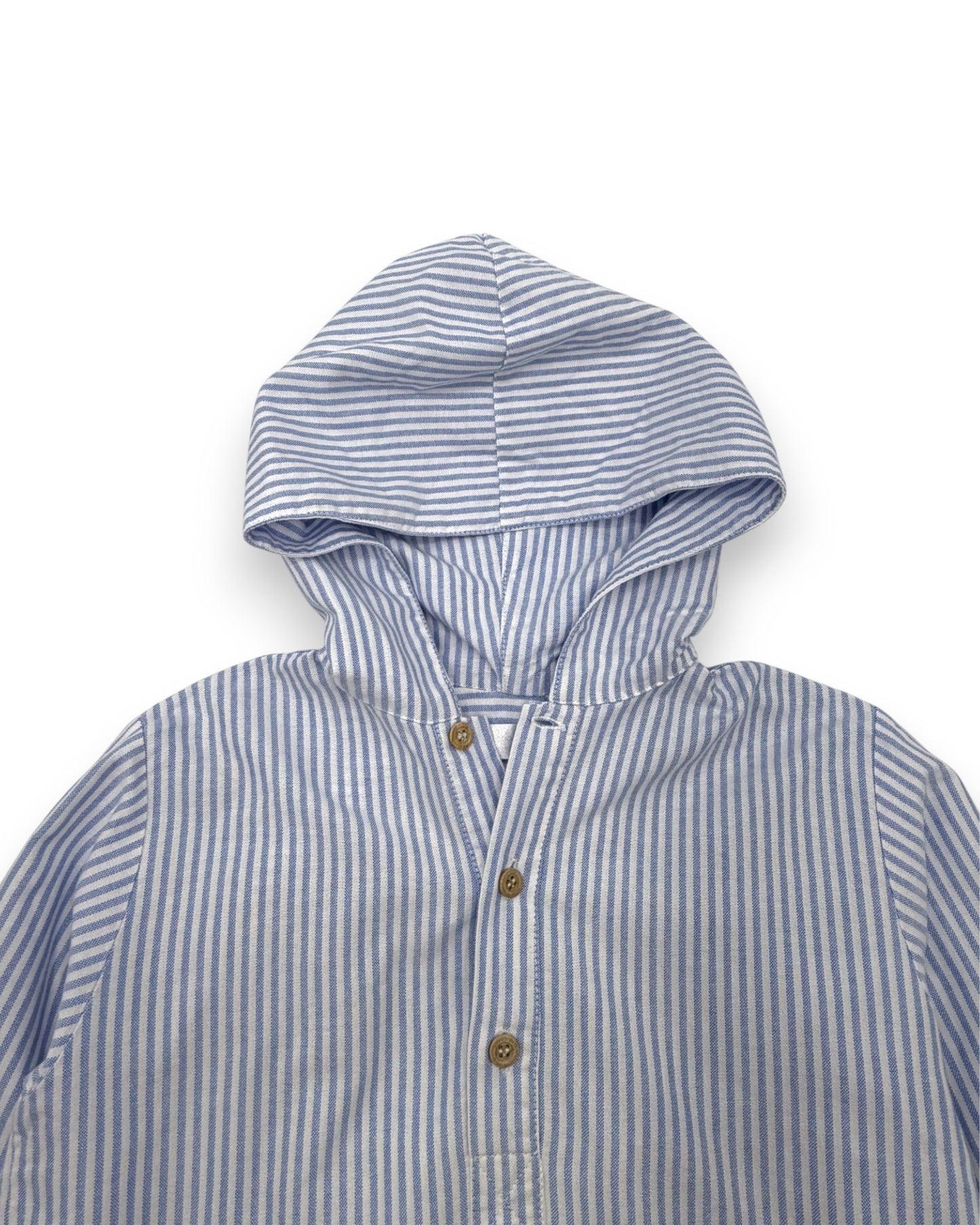 Camisa Riscas Capuz 4 Anos