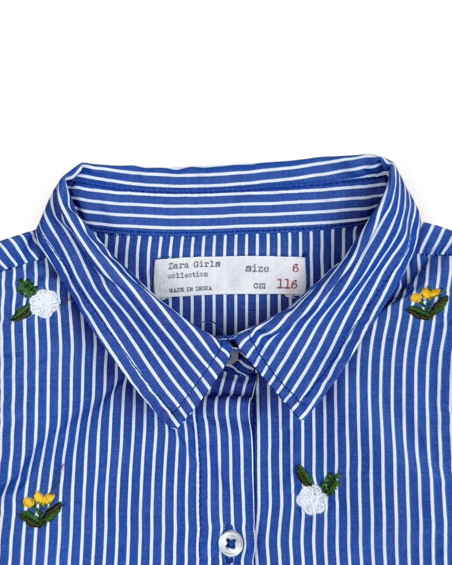 Blusa Bordados ZARA - 6 Anos