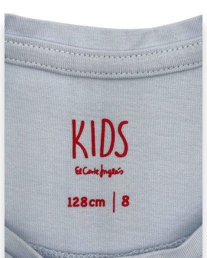 T-Shirt Azul EL CORTE INGLÉS - 8 Anos