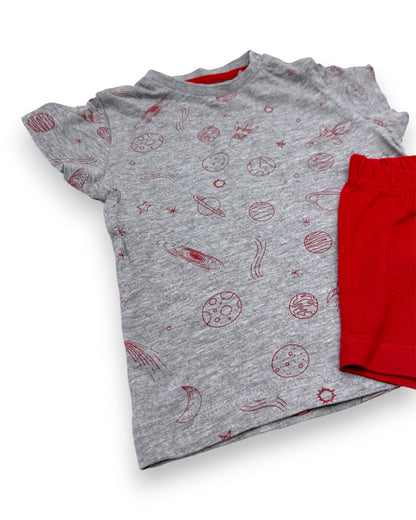 Pijama 2 Peças Espaço 6-9 Meses