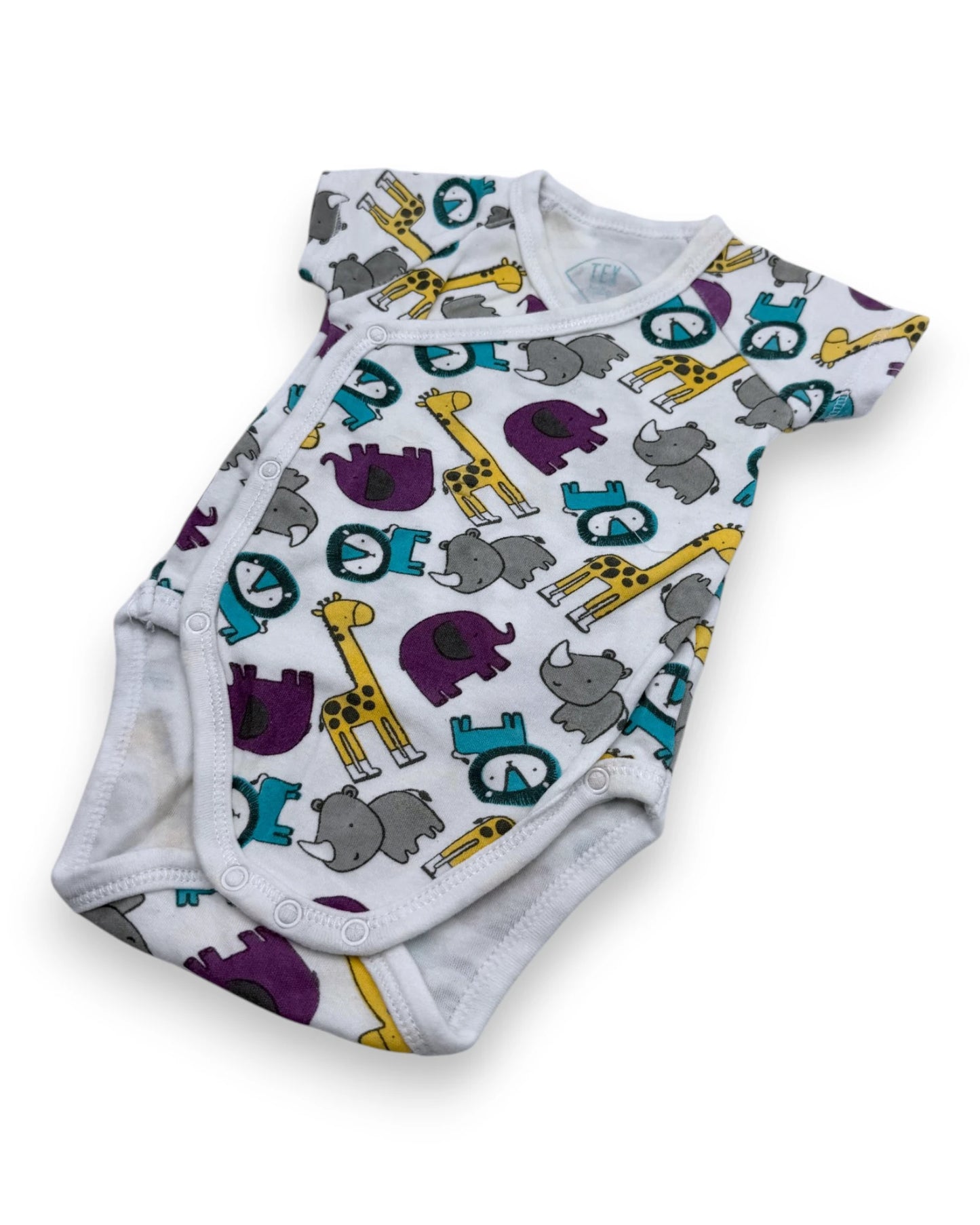 Pack 2 Bodies Manga Curta TEX BABY & SO CUTE - 0-3 Meses