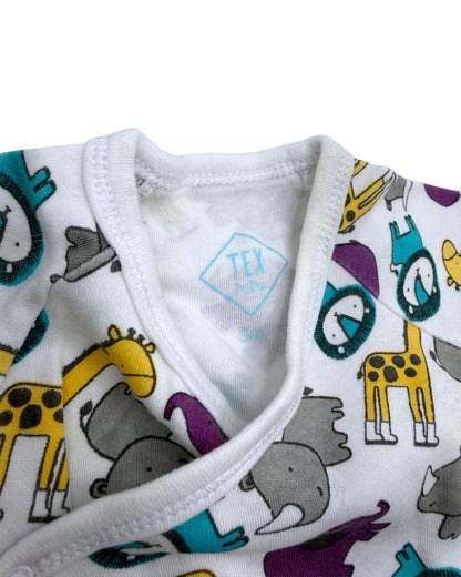 Pack 2 Bodies Manga Curta TEX BABY & SO CUTE - 0-3 Meses