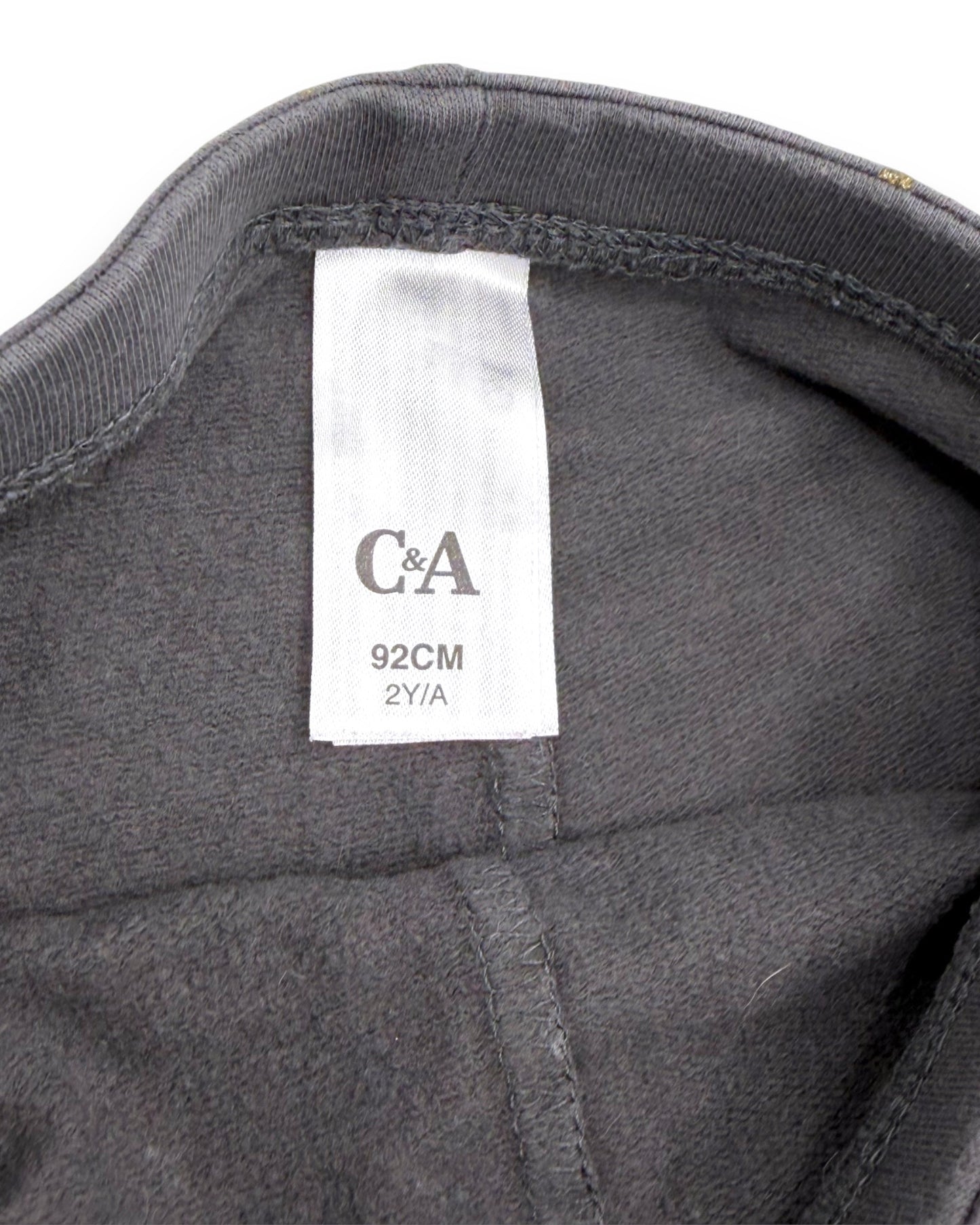 Leggings Cinzentas Corações 2 Anos