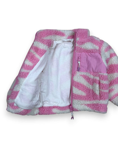 Casaco de Sherpa Rosa MO KIDS - 12-18 Meses