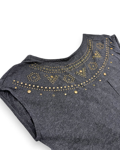 Macacão Cinzento SISLEY - 7-8 Anos