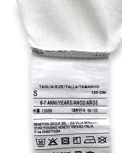 Camiseta Benetton Blanca BENETTON - 6-7 Años