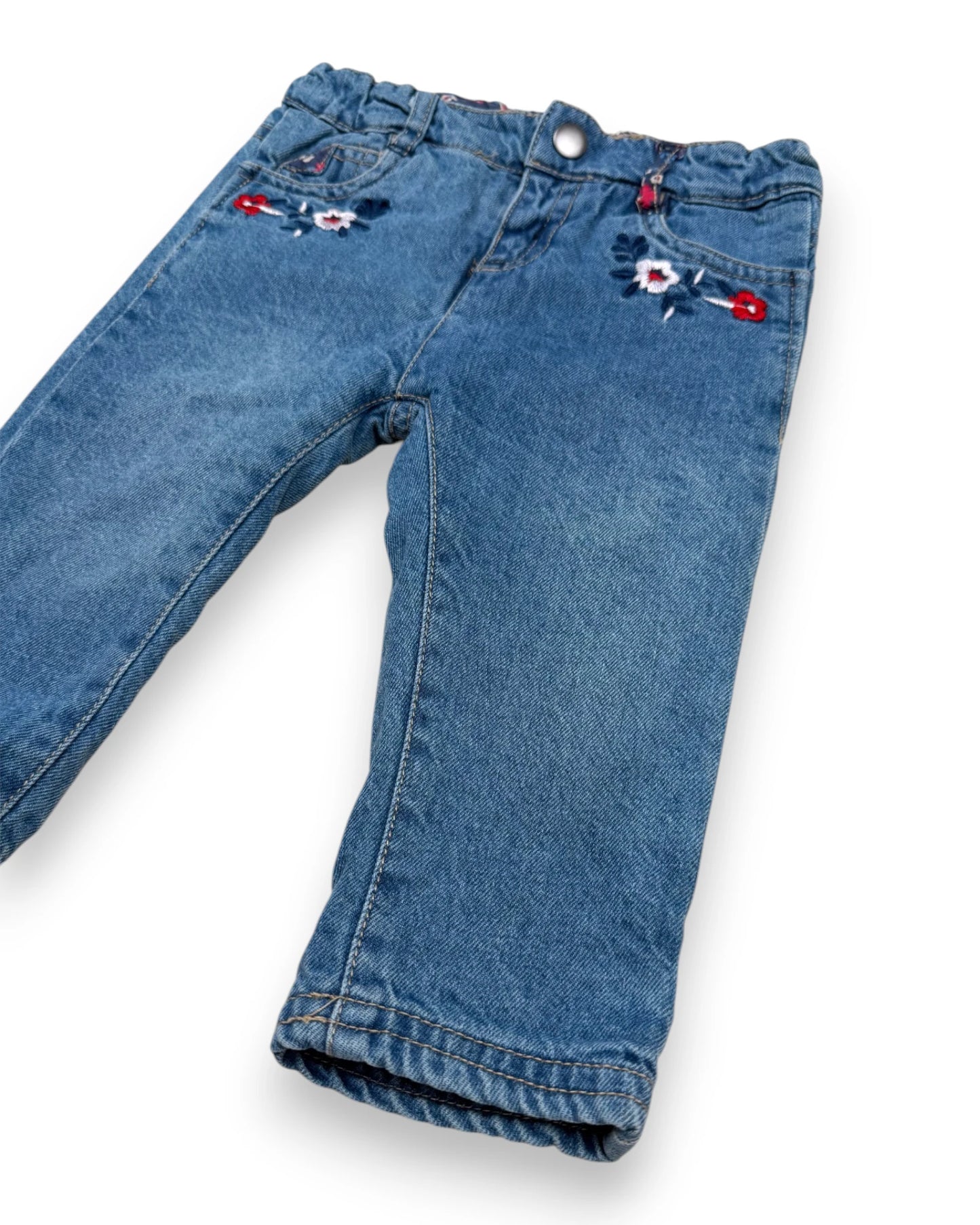 Pantalones Vaqueros Forro MOTS D'ENFANTS - 12 Meses