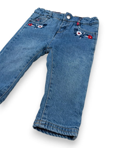 Pantalones Vaqueros Forro MOTS D'ENFANTS - 12 Meses