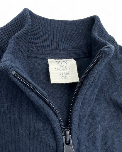 Blue Knit Jacket 24-36 Months