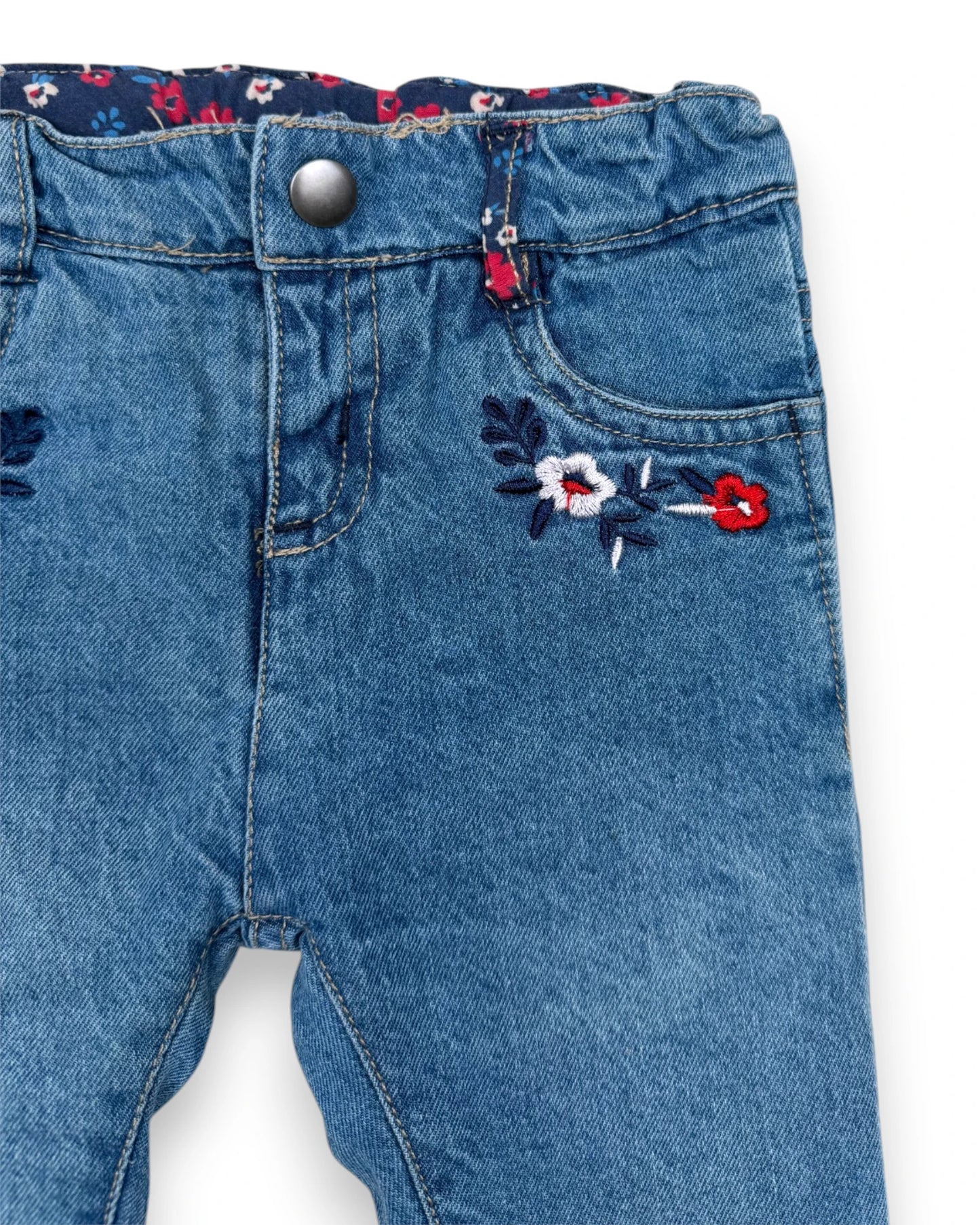 Pantalones Vaqueros Forro MOTS D'ENFANTS - 12 Meses
