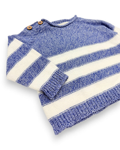 Camisola Malha Azul 0-1 Mês