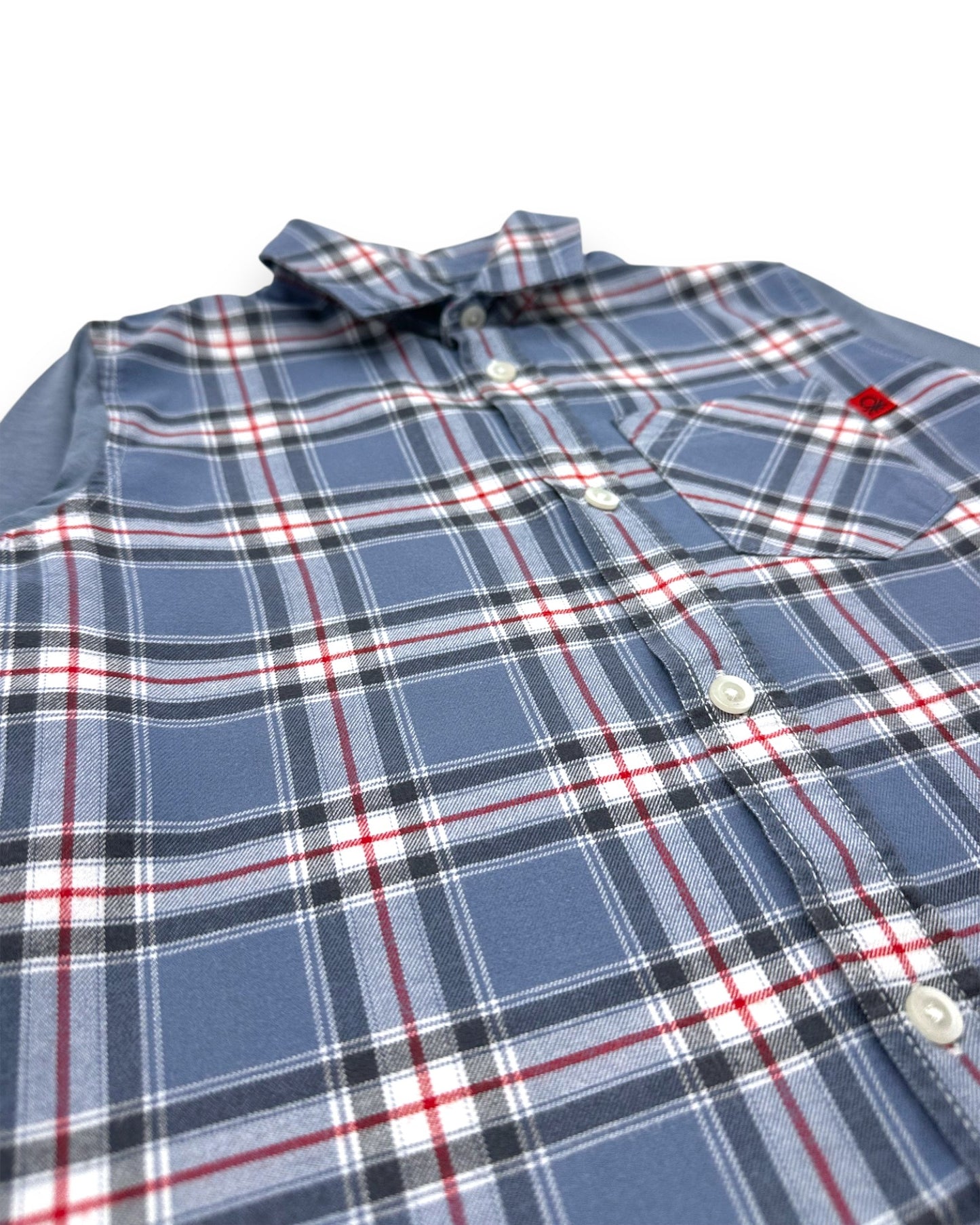 Camisa Xadrez Azul 2-3 Anos