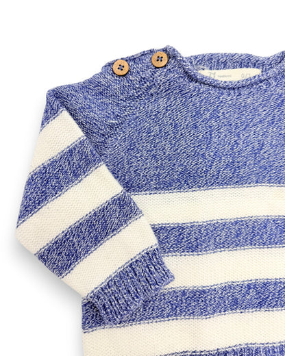 Camisola Malha Azul 0-1 Mês