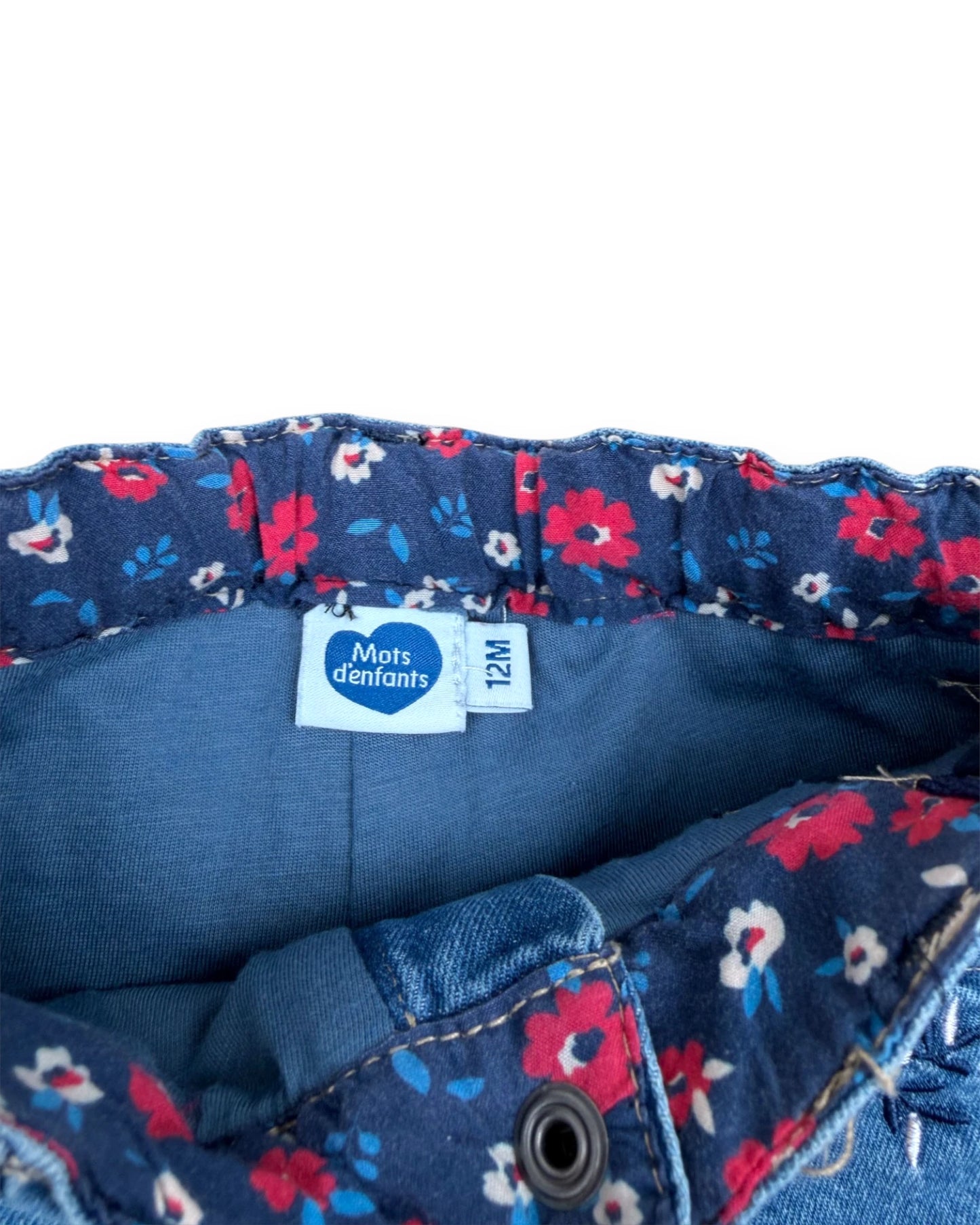 Pantalones Vaqueros Forro MOTS D'ENFANTS - 12 Meses
